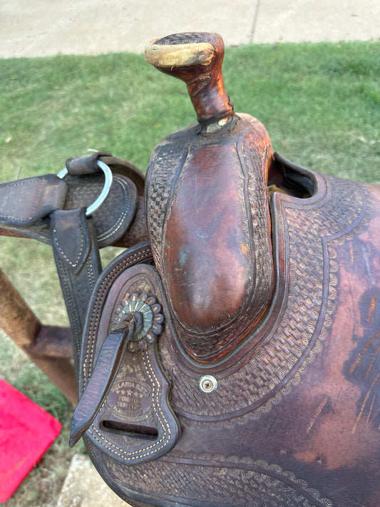 USED 14.5” Roping Saddle