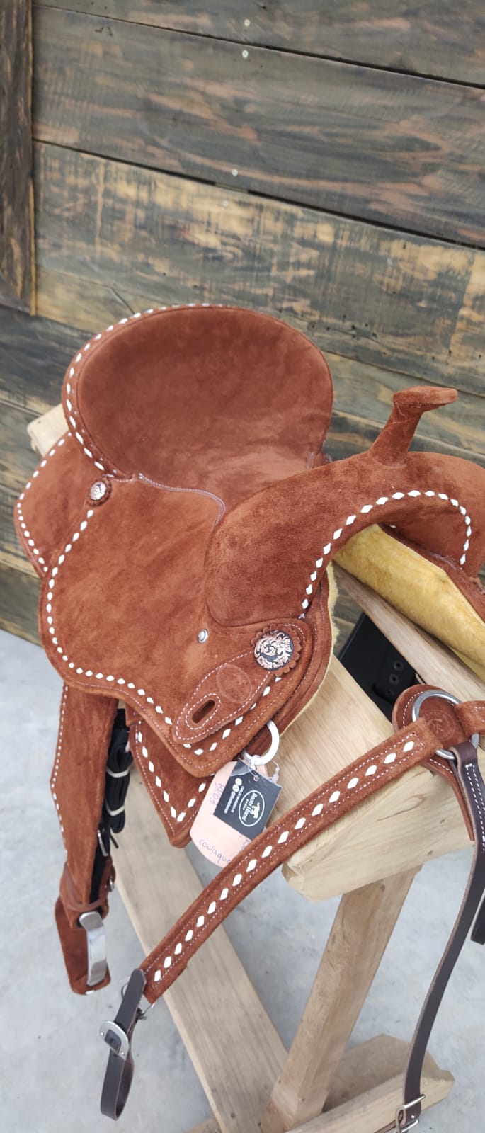 Lightweight Barrel Saddle - Rough Out Square