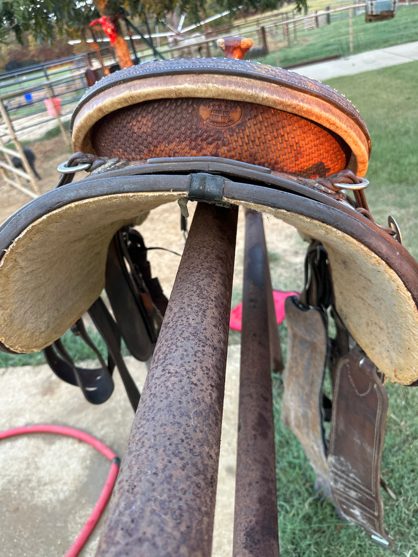 USED 14.5” Roping Saddle